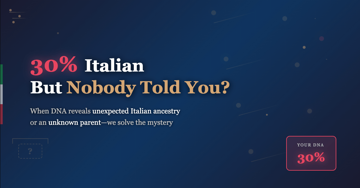 DNA Says Italian